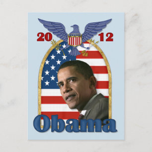 Re-Election Barack Obama for 2012 Postcard