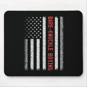 Re-knuckle Boxing American Flag 4th Of July Women Mouse Pad