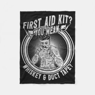 Re Knuckle Boxing Outfit Old School Boxer Mma Figh Fleece Blanket