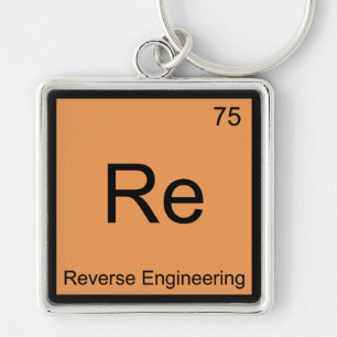 Re - Reverse Engineering Chemistry Element Symbol Key Ring