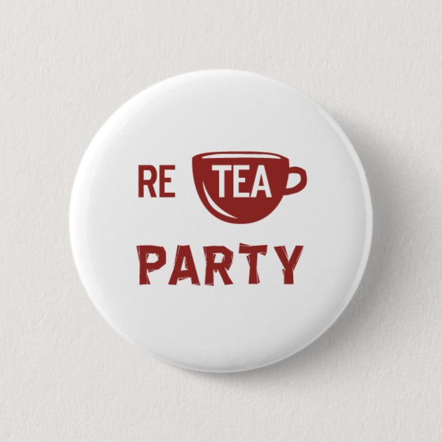 Re Tea Party Button (Front)