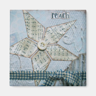 "Reach" Art Magnet by Nancy Lefko