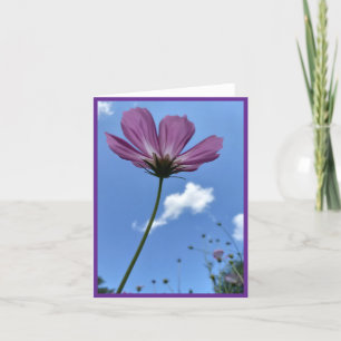 Reach For the Sky Flower Note Card