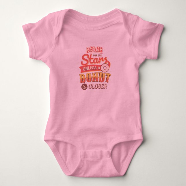 Reach for the stars baby tee (Front)