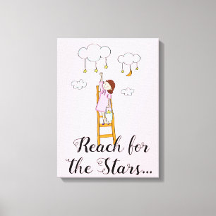 Reach for the stars canvas print