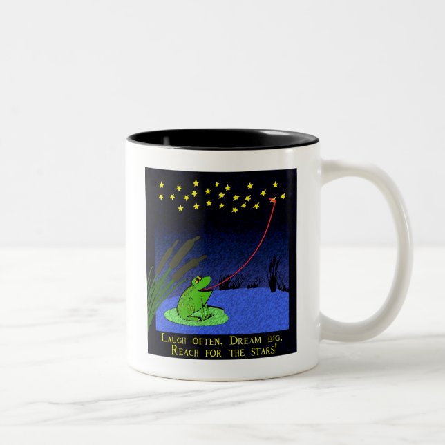 reach for the stars coffee mug (Right)