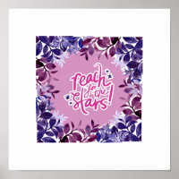 Reach For the Stars in Purple Colour