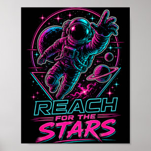 Reach for the stars student teacher growth mindset poster