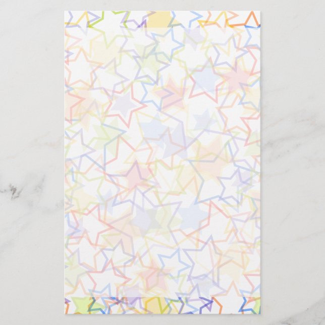 Reach for the Stars Writing Paper (Front)