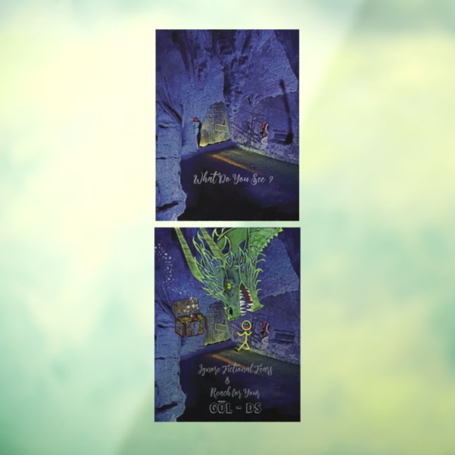 Reach for your Goals Window Cling (Sheet 3)