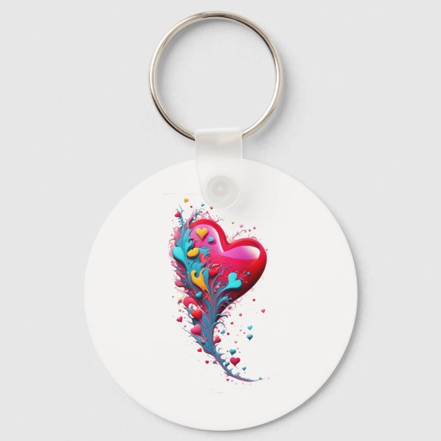 Reach Her With Your Heart II Key Ring (Front)