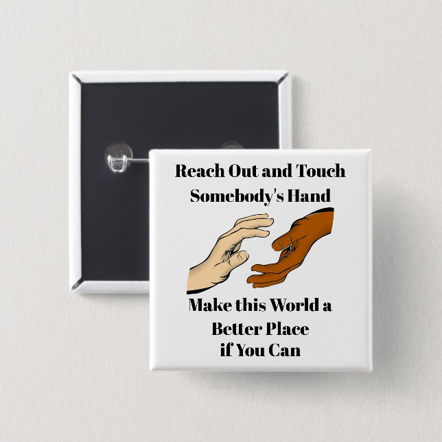 Reach Out Button (Front & Back)