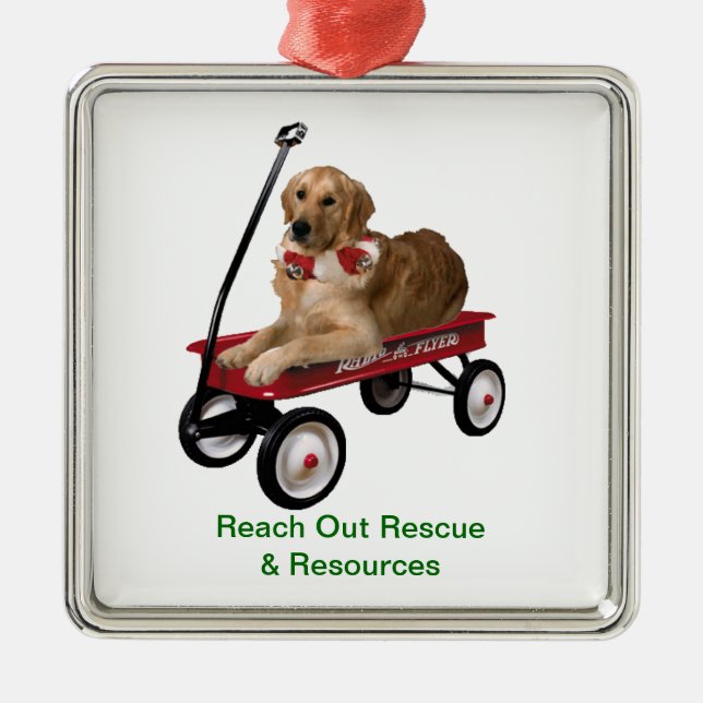 Reach Out Rescue Wagon Ornament (Front)