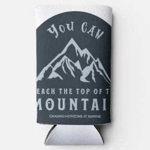 Reach the Top of the Mountain Seltzer Can Cooler