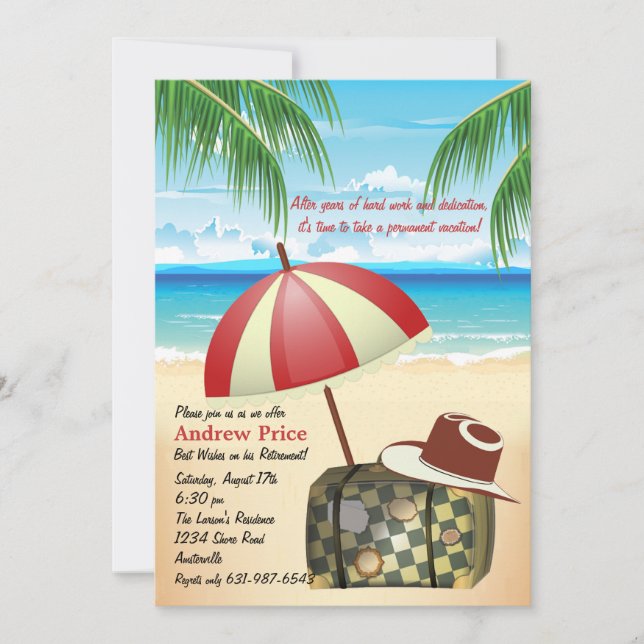 Reached Destination Invitation (Front)