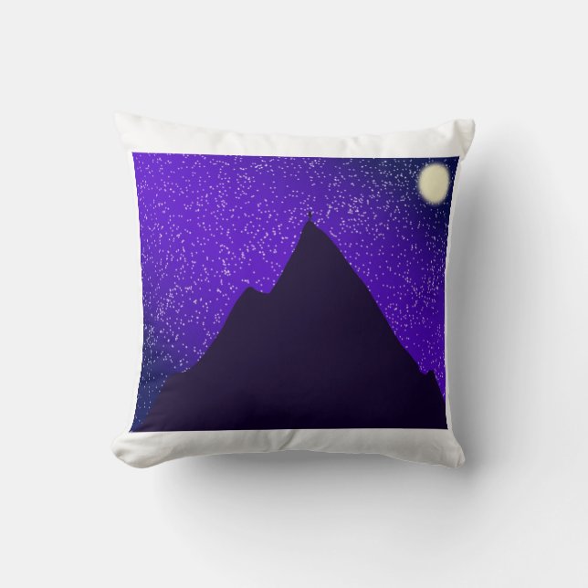 Reaching for the river of stars cushion (Front)