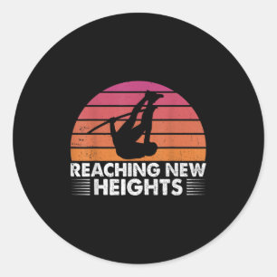 Reaching New Heights, Le Vault Funny Le Vault Jump Classic Round Sticker