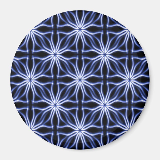 Reaching out in blue.... magnet (Front)