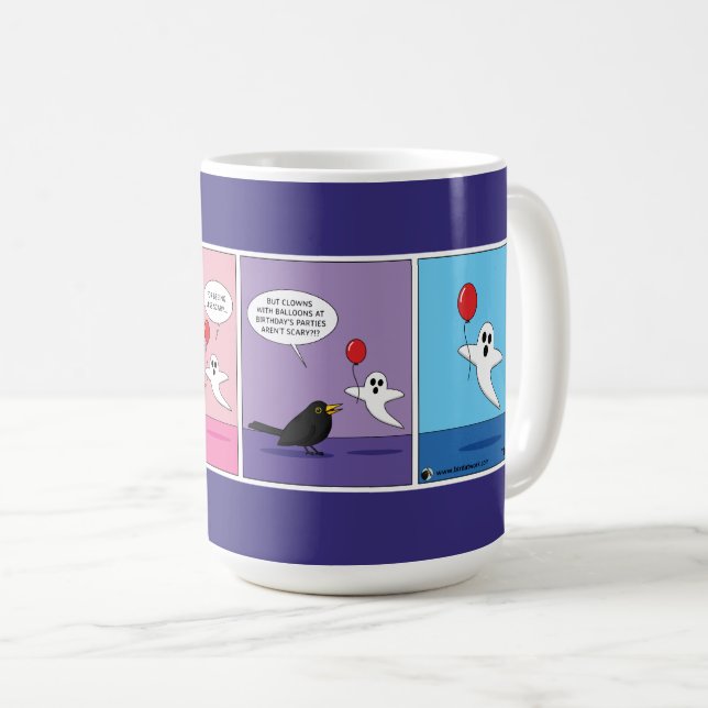Reaching the Opposite Goal Comic Coffee Mug (Front Right)