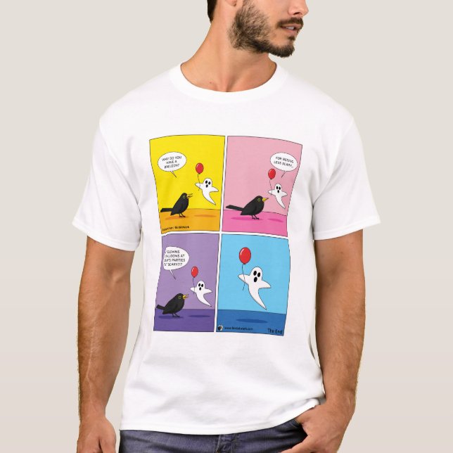 Reaching the Opposite Goal Comic T-Shirt (Front)