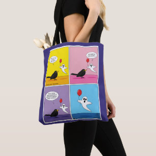 Reaching the Opposite Goal Comic Tote Bag