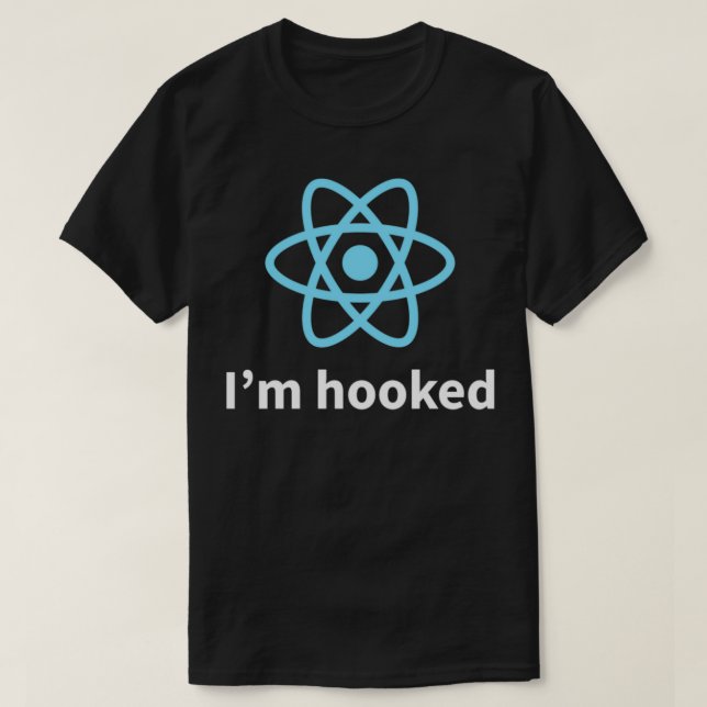 React Javascript Programmer Developer Software Eng T-Shirt (Design Front)