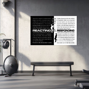 Reacting vs. Responding – Empower Graphics Poster