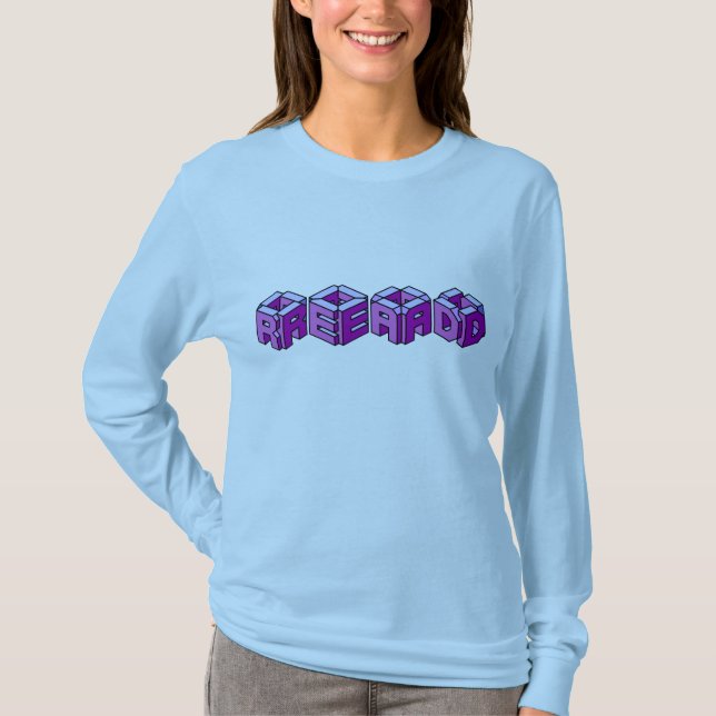 Read - 3D font T-Shirt (Front)