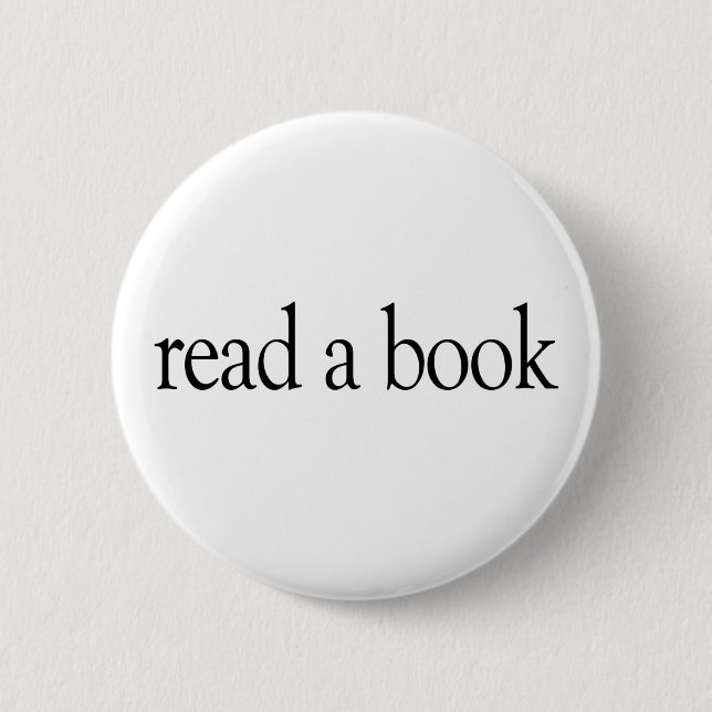Read A Book 6 Cm Round Badge (Front)