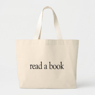 Read A Book Large Tote Bag