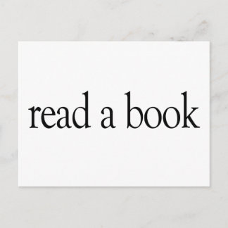 Read A Book Postcard