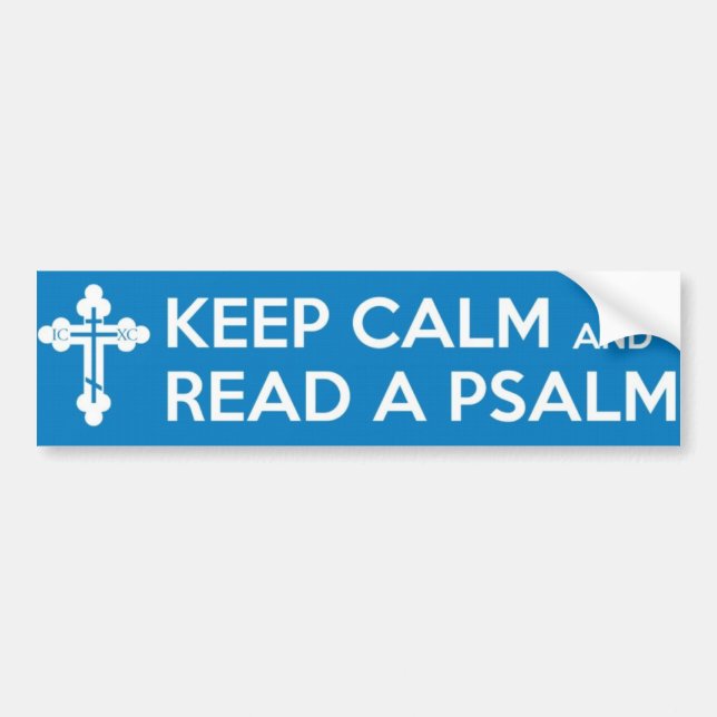 Read A Psalm Bumper Sticker (Front)