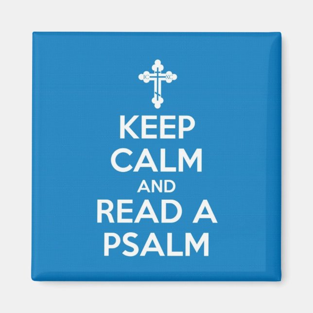 Read A Psalm Magnet (Front)