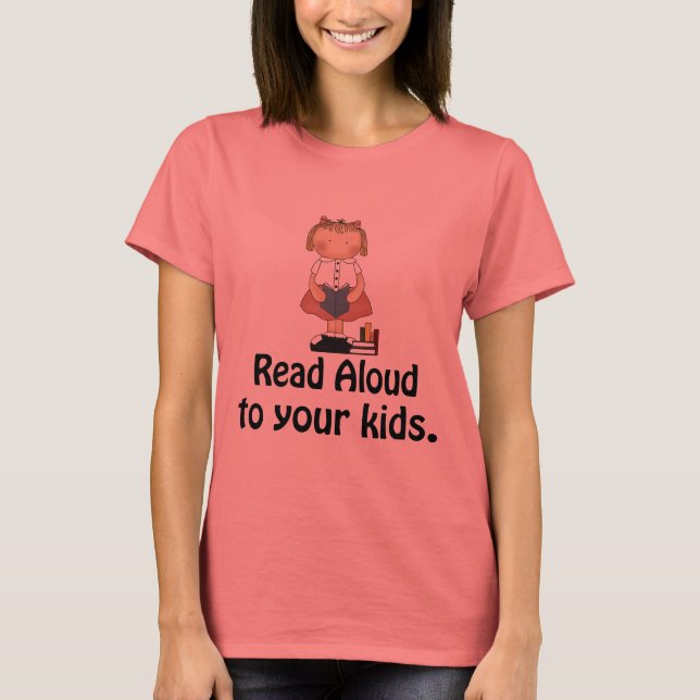 Read Aloud Literacy T-shirt (Front)