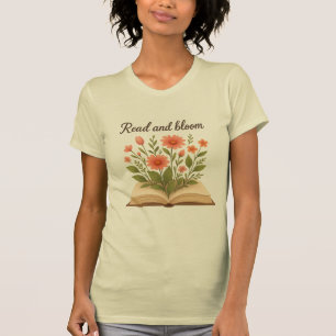 Read and Bloom Slim Fit T-Shirt