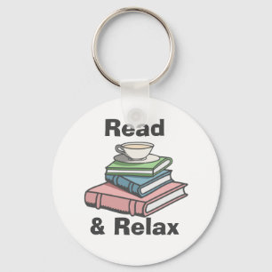 Read and Relax Key Ring