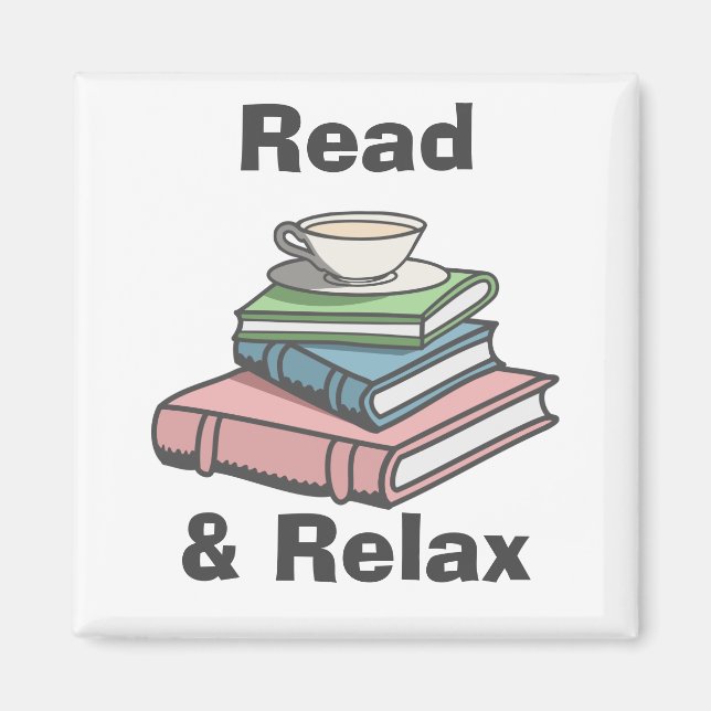 Read and Relax Magnet (Front)