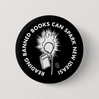 Read Banned Books 6 Cm Round Badge