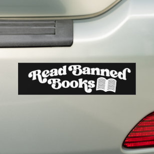 Read Banned Books Bumper Sticker