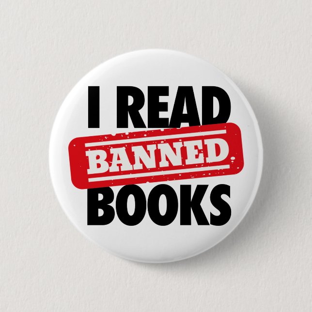 Read Banned Books Button (Front)