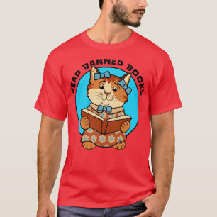 Read Banned Books Cute Kitten T-Shirt