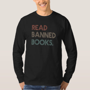 Read Banned Books Librarians Banned Books Week Ret T-Shirt
