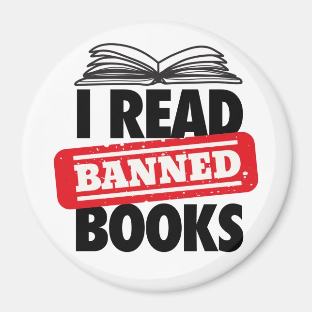 Read Banned Books Magnet (Front)
