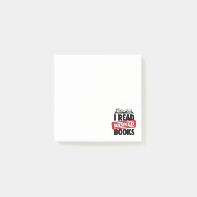 Read Banned Books Post-It Notes (Front)