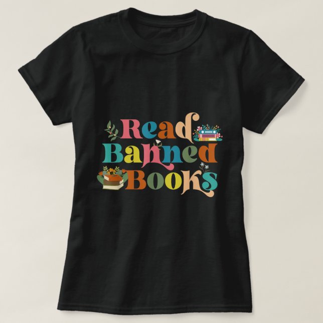 Read Banned Books T-Shirt (Design Front)