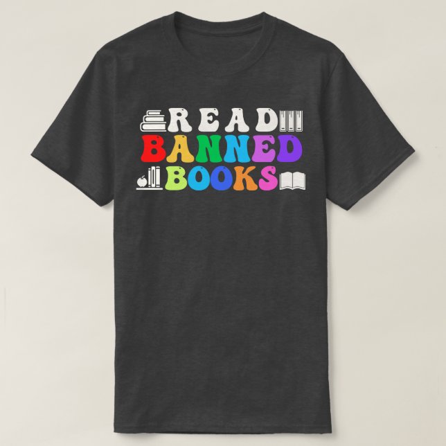 Read Banned Books T-Shirt (Design Front)