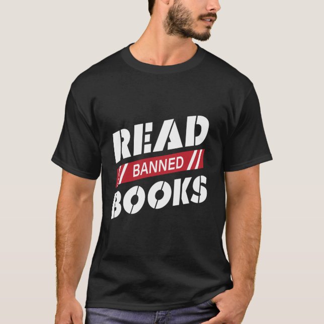 Read Banned Books T-Shirt (Front)