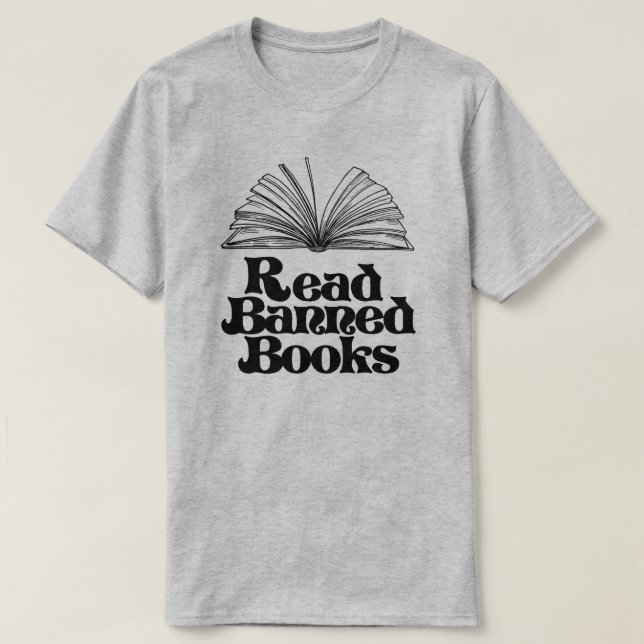 Read Banned Books T-Shirt (Design Front)