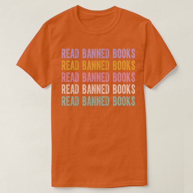 Read Banned Books Vintage T-Shirt (Design Front)