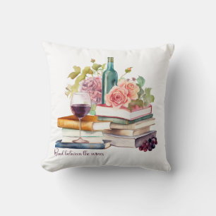 Read Between the Wines Cushion